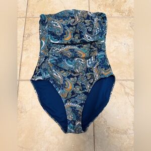 Ralph Lauren  Swimsuit One Piece Blue floral size M used